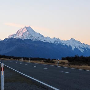 Mount Cook from the road