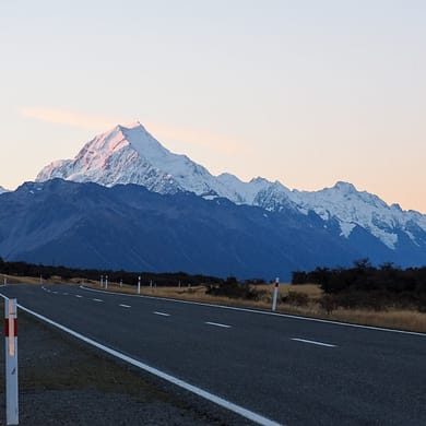 Mount Cook from the road