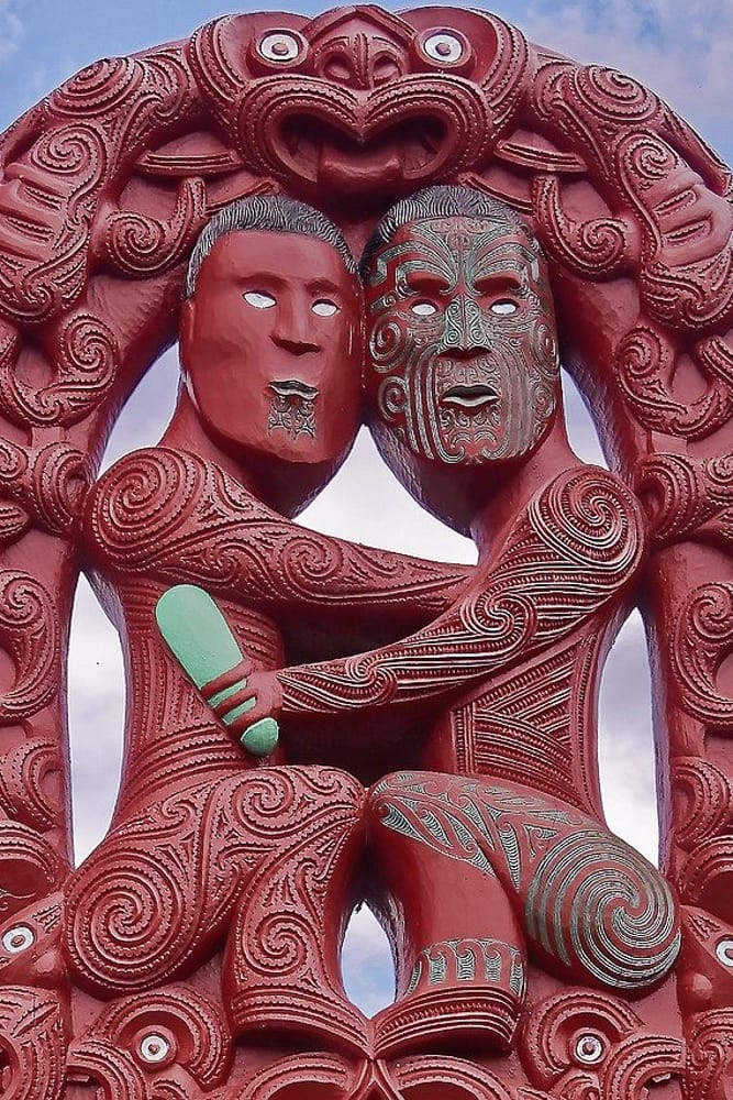 Traditional Maori Carving, Rotorua, New Zealand